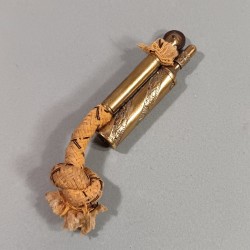 BRIQUET DE POILUS MODELE ANCIEN A ESSENCE ET A MECHE AMADOU